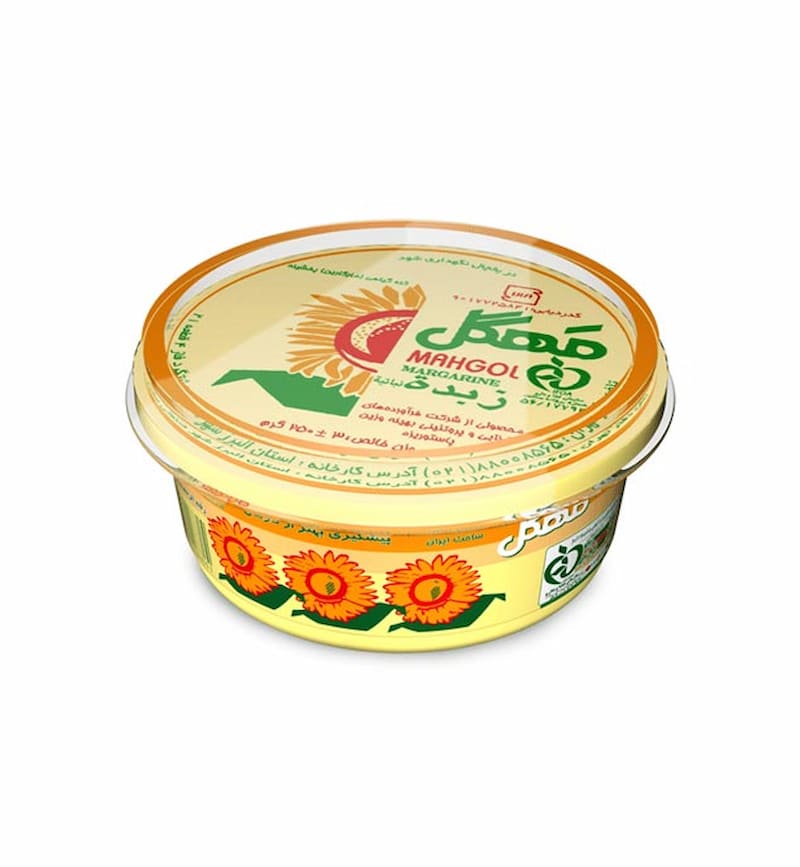 کره گیاهی مهگل ۲۵۰ گرمی تهیه شده از روغن های گیاهی